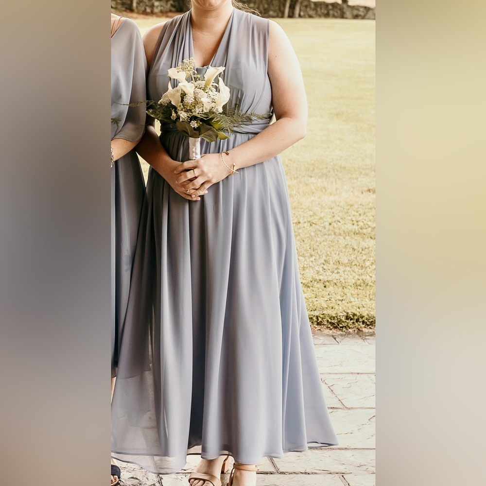 BIRDY GRACE CONVERTIBLE DRESS
CHIFFON DUSTY BLUE